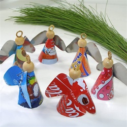 eco christmas gifts - recycled angels