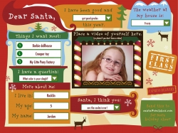 video letter to santa claus