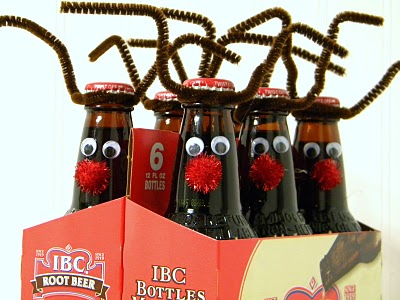 Reindeer Root Beer Bottles